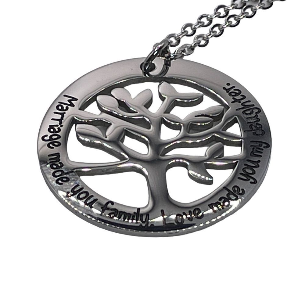 O. Riya daughter in law family tree necklace New
